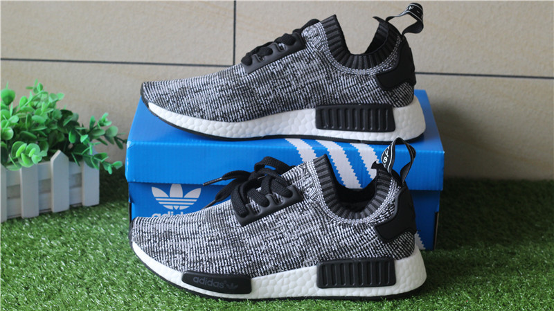 Adidas NMD R1 Primeknit Grey Black Mottled